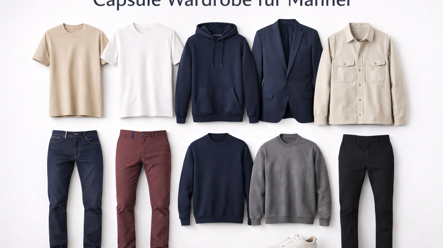 Capsule Wardrobe für Männer: 7 Teile, die wirklich reichen