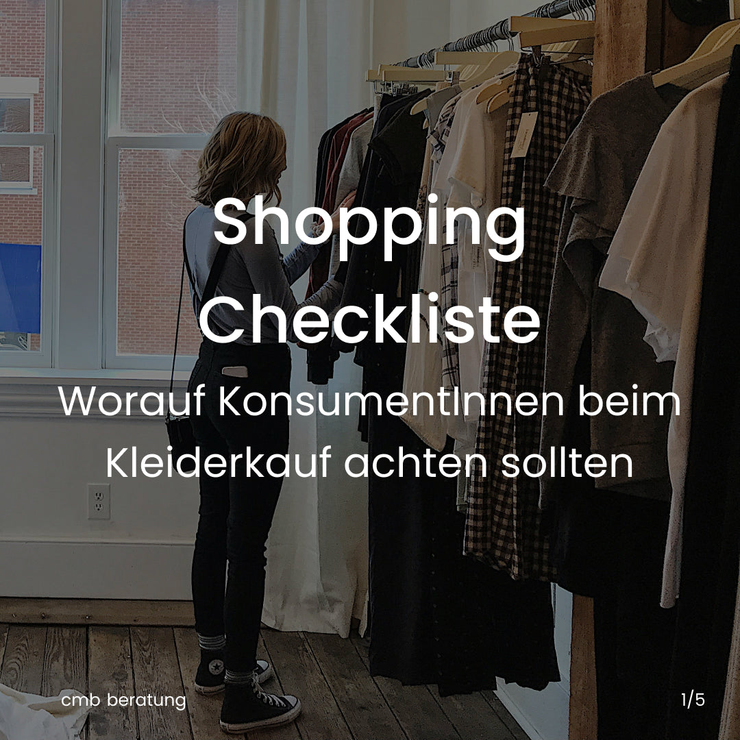 Bewusst kaufen: 10 Fragen, die Du Dir beim Kleiderkauf stellen solltest