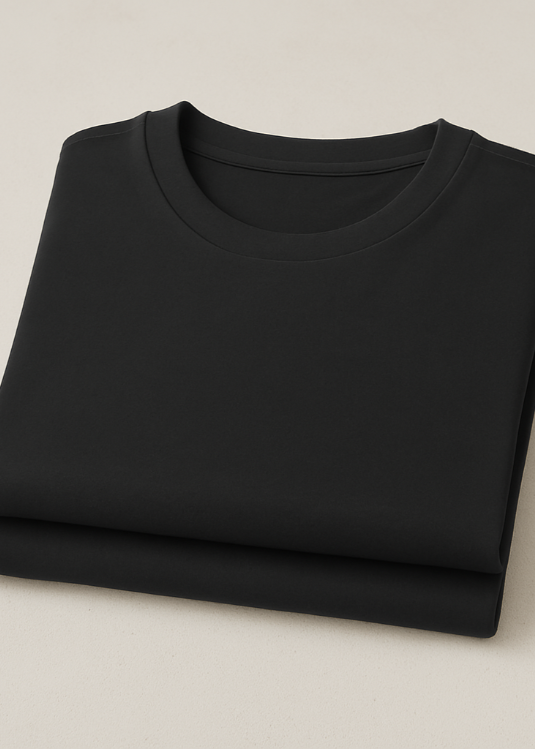 BREDDY’S TENCEL™ T-Shirt in Schwarz im Doppelpack – nachhaltiges Basic für Männer und Frauen