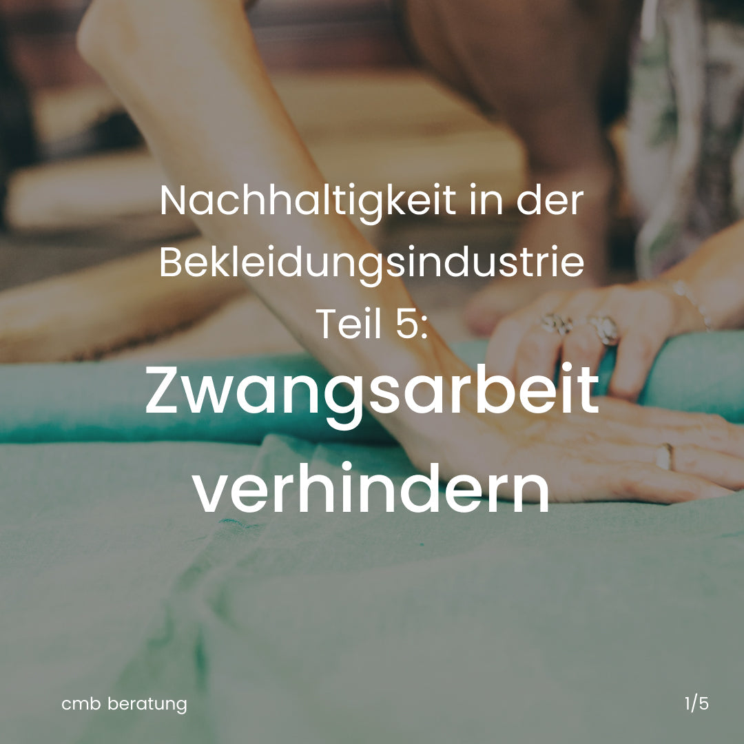 Zwangsarbeit – ein Thema, das wir nicht ignorieren dürfen