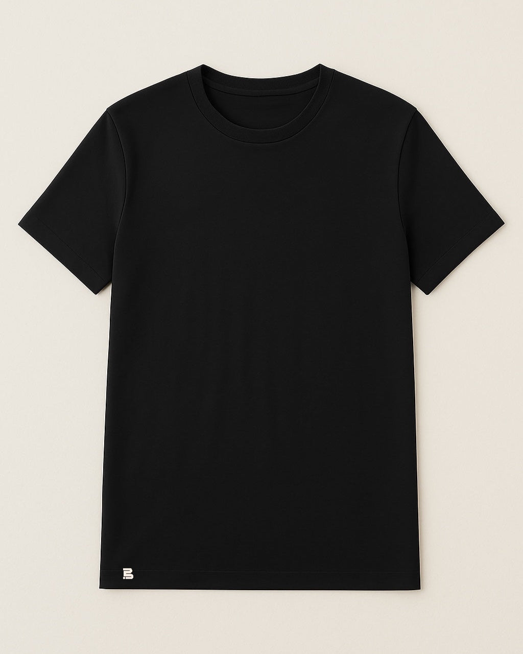 BREDDY’S TENCEL™ T-Shirt in blau – nachhaltiges Basic im Studiofoto