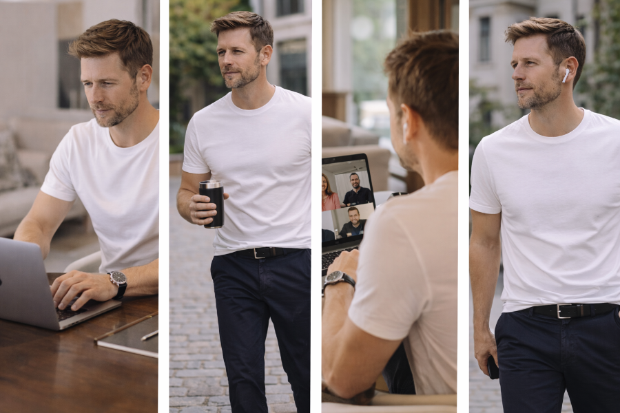 BREDDY’S Performance Pants für den Job: Bequemer 2-Way-Stretch für maximalen Komfort an langen Schreibtisch-Tagen.